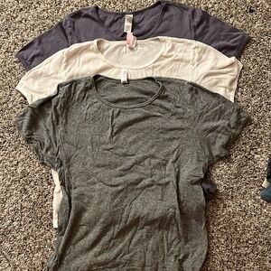 All 3 large PJ tshirts from Victoria’s Secret lavender white gray